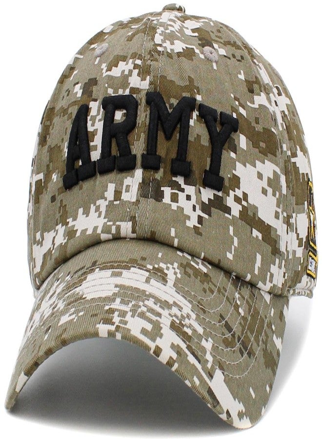 KBETHOS KBARMY-021 DIGI-CIT US Army Official Licensed Premium Quality Vintage Distressed Veteran Military Star Baseball Cap - Image 2